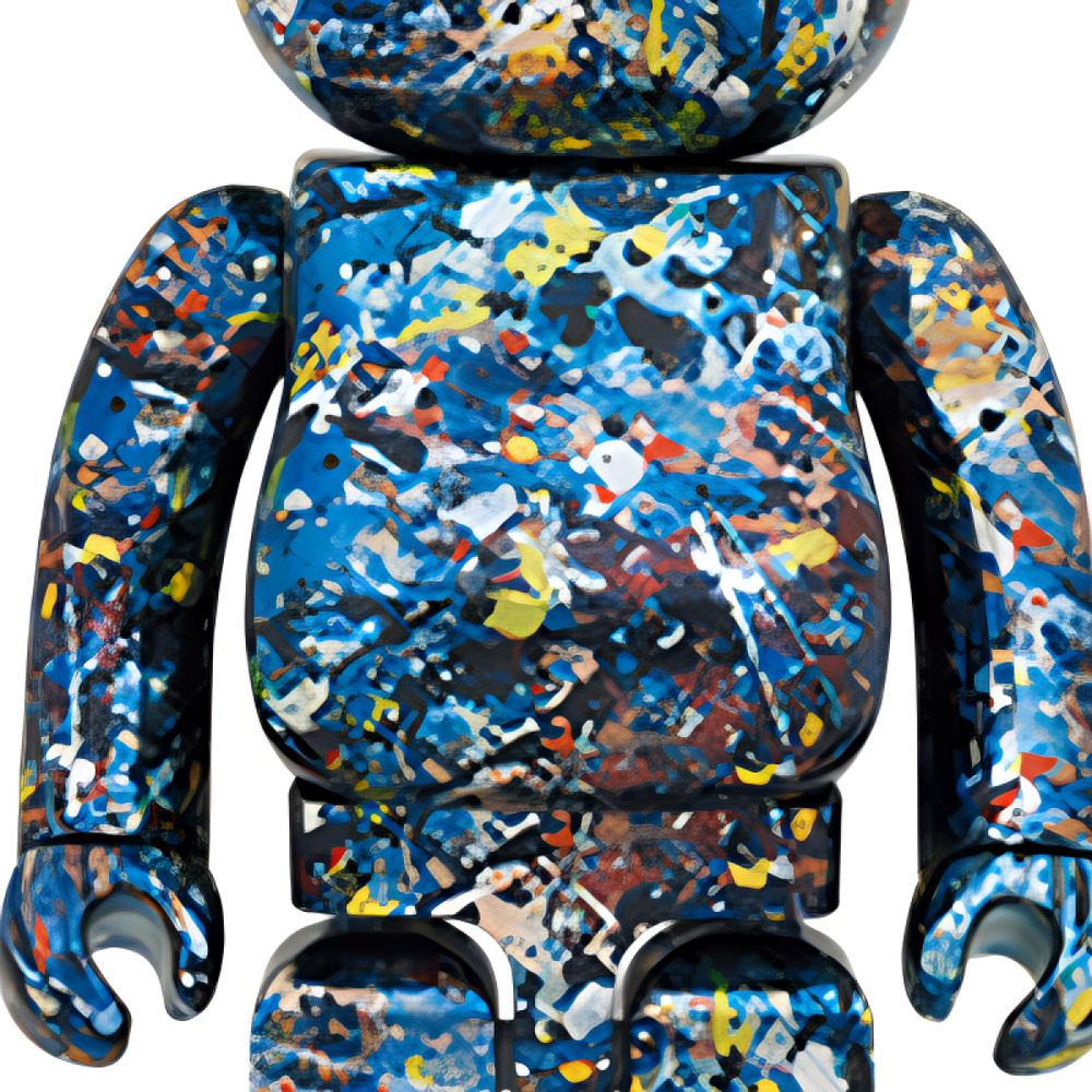 Дизайнерские игрушки BE@RBRICK Jackson Pollock, 2225900-607987200