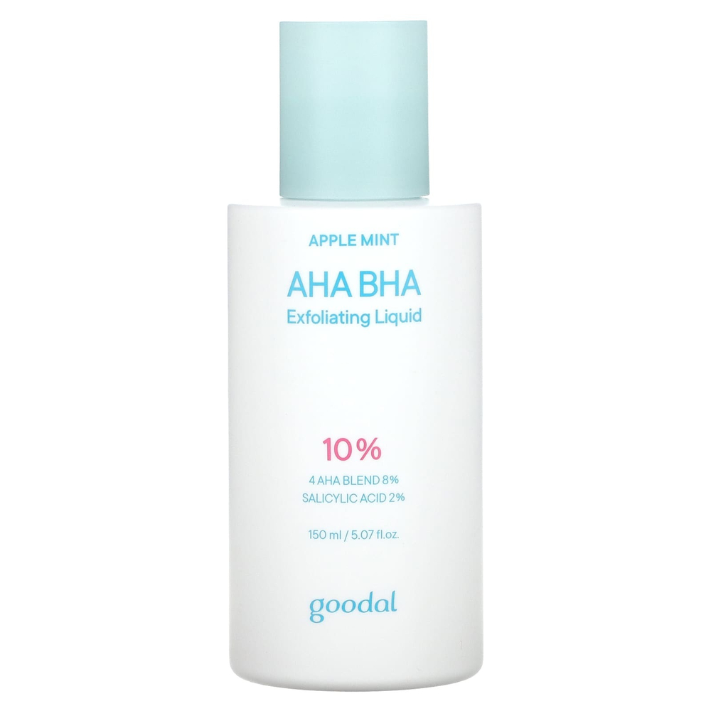 Goodal, жидкий отшелушивающий продукт с АГК и БГК, со вкусом яблока и мяты, 150 мл (5,07 жидк. унции)