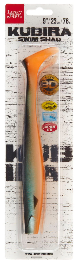Виброхвост LJ 3D Series Kubira Swim Shad 9" (22,8 см), цвет PG40, 1 шт.