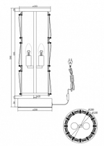 Настольная лампа декоративная Maytoni Puntes MOD043TL-02G