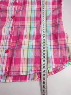 Рубашка H&M в клетку 42 размер