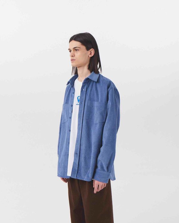 Рубашка FW23 Velvet Sapphire Blue Светло-синяя - фото 3