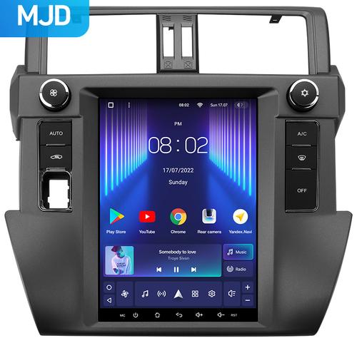 Магнитола для Toyota Land Cruiser Prado 150 2013-2017 - Teyes TPRO 2 монитор 9.7" QLED в стиле "Тесла" на Android 10, Быстрая, 4G SIM-слот