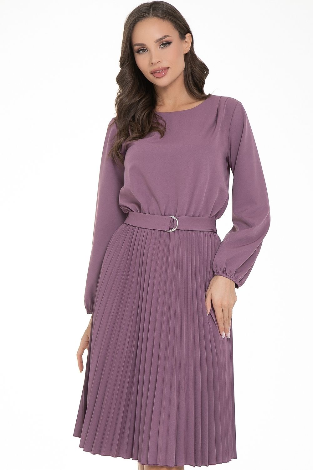 Платье Триумф (гофре,вайолет) Diolche (Акция)