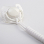 5421480 Держатель для пустышки «Кольца», силиконовый, цвет белый