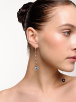 Серьги "Evil Eye Drop Blue"