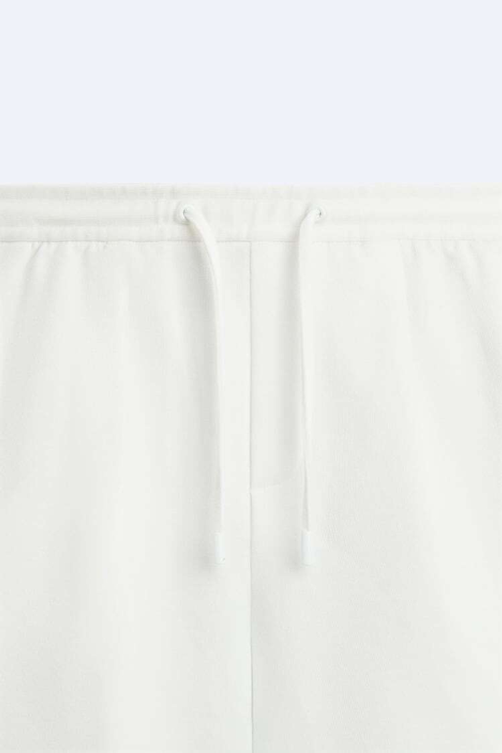 ZARA ШОРТЫ КОМФОРТНОЙ ПОСАДКИ, ЖЕЛТОВАТО-БЕЛЫЙ