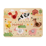 Тактильно-звуковая доска edda, Ферма