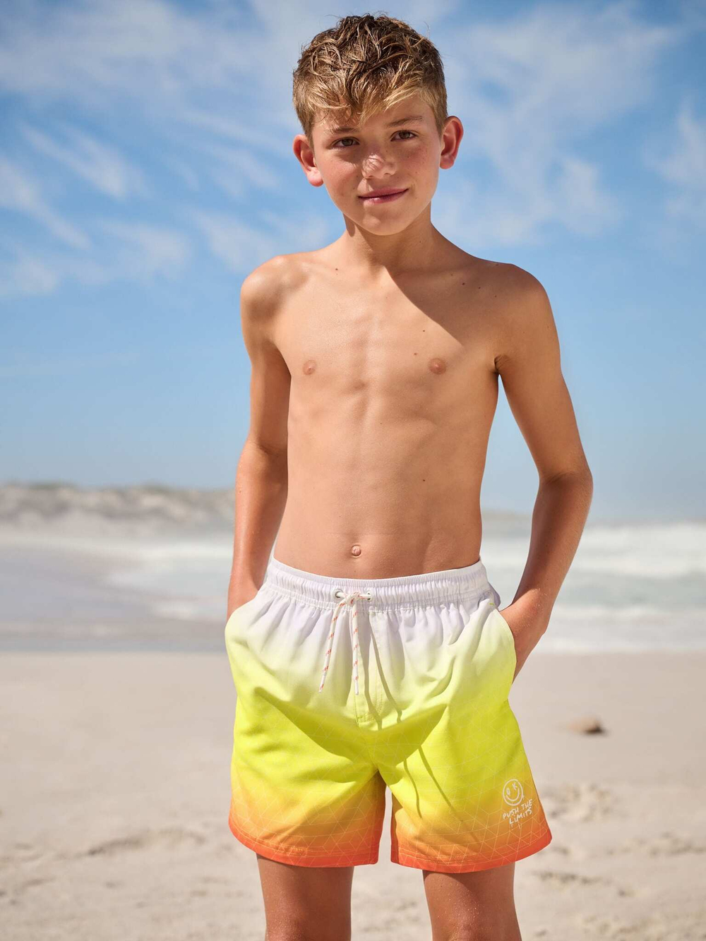 Плавки для мальчика Next E22-816, Оранжевый, Желтый
