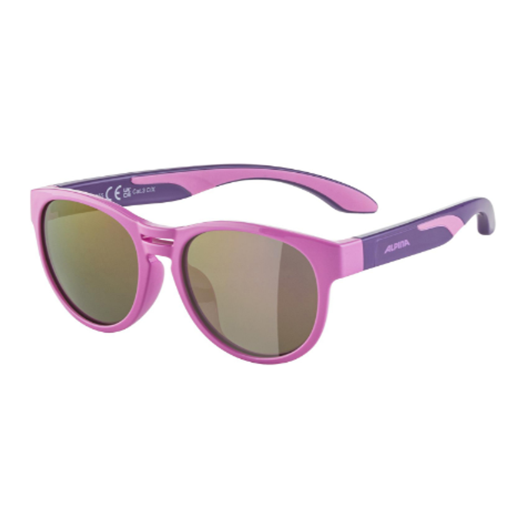 Очки ALPINA Jola Kids Pink-Berry Gloss/Pink Mirror кат. 3
