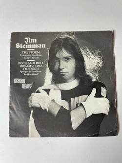 Винтажная виниловая пластинка LP Jim Steinman The Storm / Rock And Roll Dreams Come Through (Holland 1981) 7 дюймов