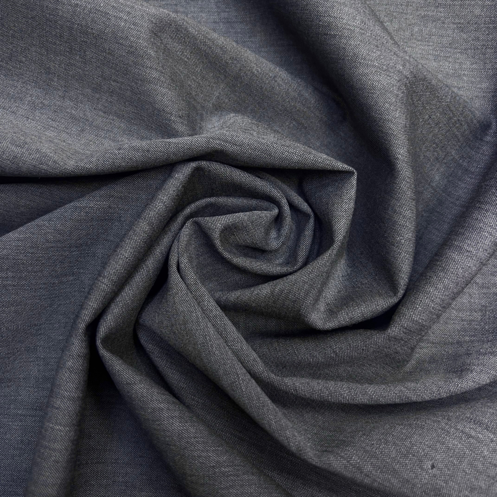 Шерстяная ткань для костюмов Серая