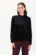 23357 Блузка женская (черный)