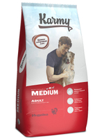 Сухой корм Karmy Medium Adult для взрослых собак средних пород, индейка, 14 кг
