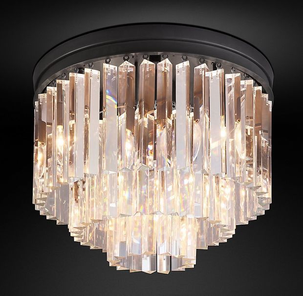 Restoration hardware flush mount lighting discount