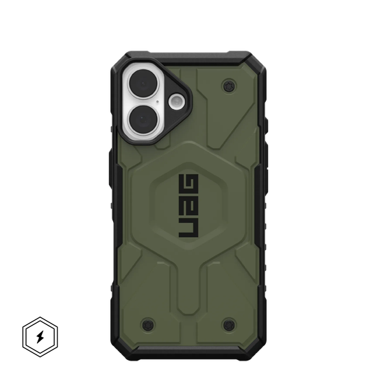 UAG Pathfinder with MagSafe Series Case for Apple iPhone 16 Olive Drab (Зелёный)
