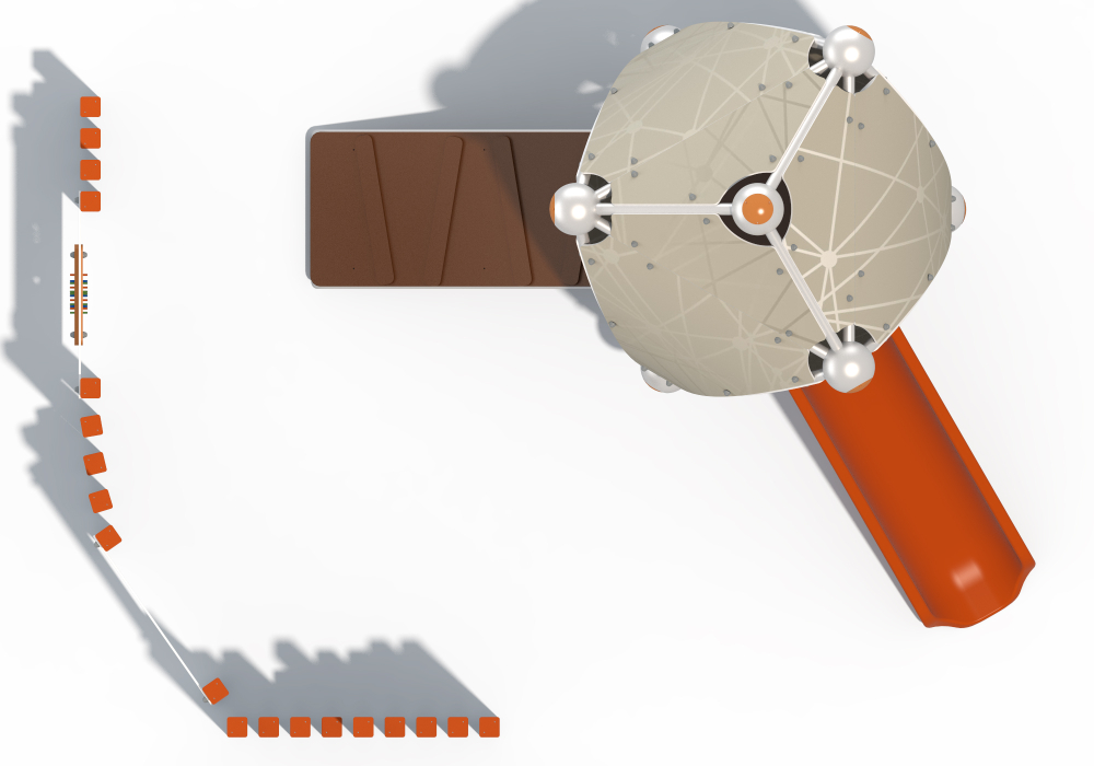Детский городок Азбука Vector ДГ500.00.10 для игровой площадки 3-7 лет
