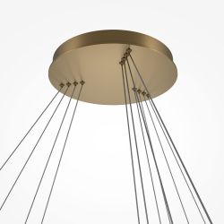 Люстра подвесная светодиодная диммируемая Maytoni Rim MOD058PL-L174BSK