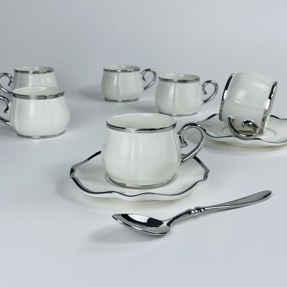 Lenardi 181-230 Кофейный набор 12пр.110мл в под.уп.(х12)Фарфор