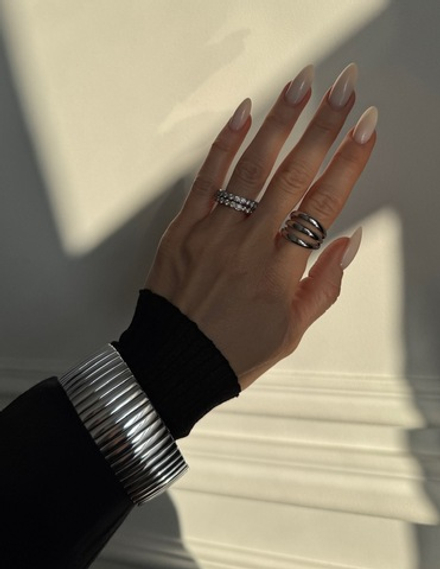 Кольцо ШИП silver