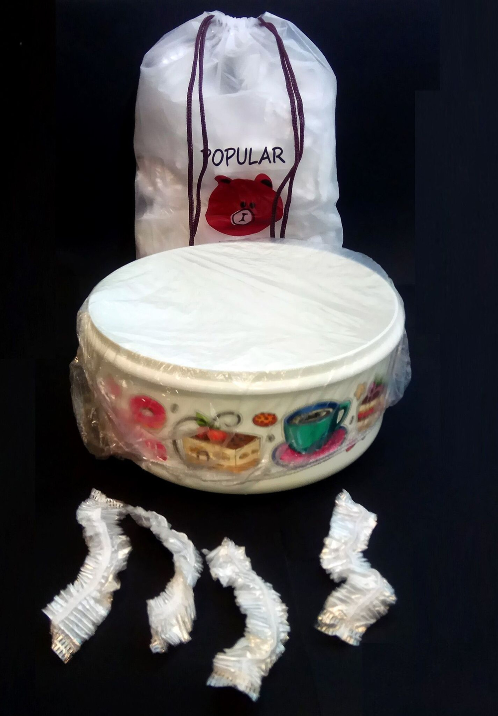 Набор пищевых пакетов для хранения продуктов и  сохранения свежести, 100 шт.