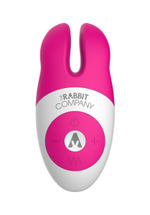 Розовый вибростимулятор с ушками The Lay-on Rabbit (Цвет: розовый)