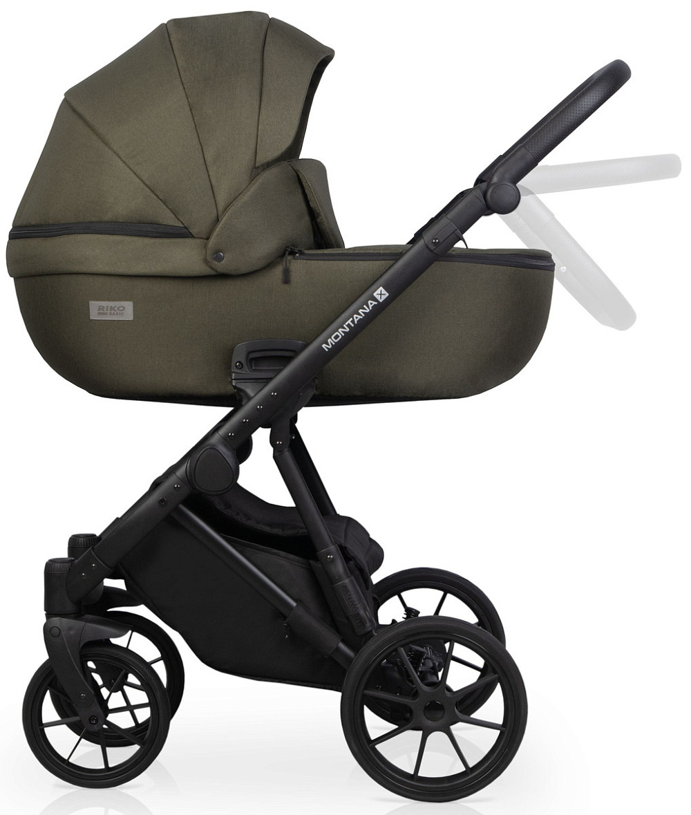 Детская коляска Riko Basic Montana X 2 в 1 54 Olive (оливковый)