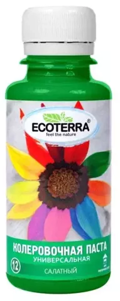 Колер паста универсальная 0,1л ECOTERRA салатный