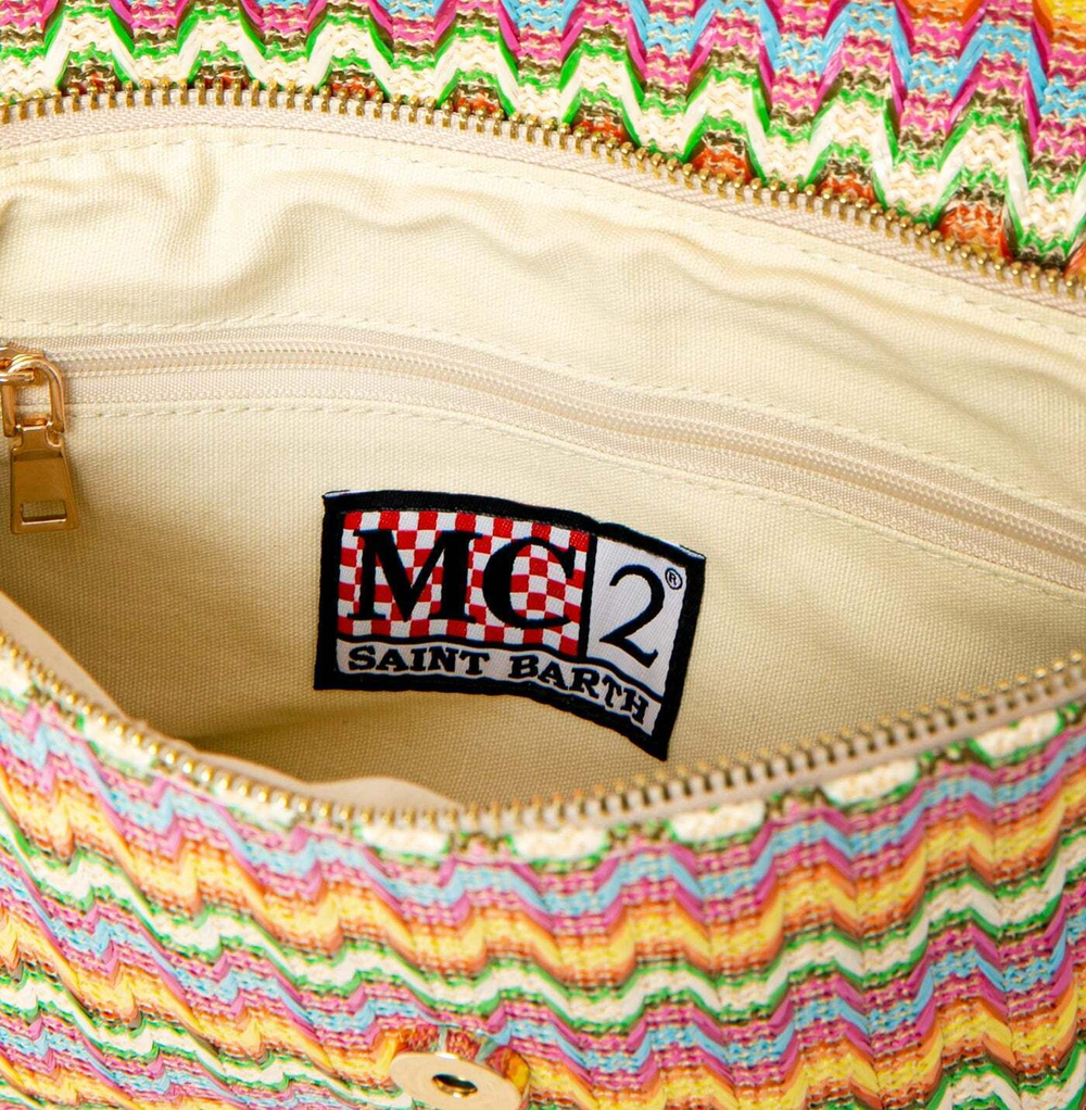 Клатч Saint Barth STRAW HANDBAG разноцветный соломенный