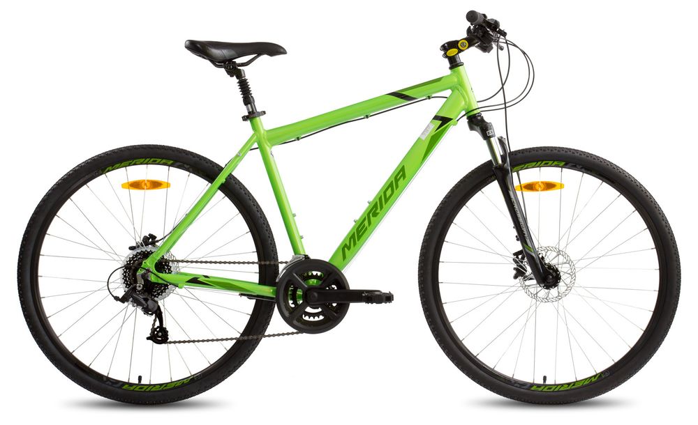 Велосипед Merida Crossway 10 Рама:ML(52cm) Green/BlackGreen