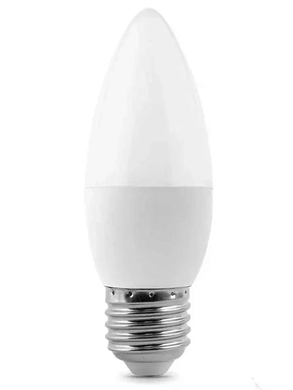Лампа светодиодная IN HOME, Е27, 8Вт, С37 (свеча), 220В, 600Лм, 4000К