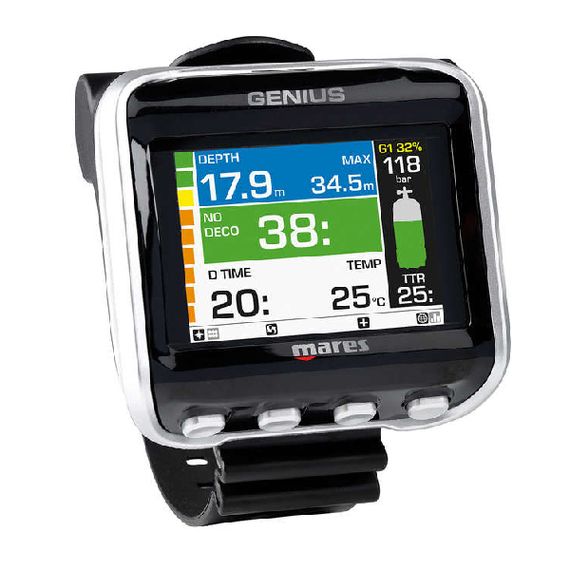 Компьютер для дайвинга Mares Genius воздушноинтегрированный