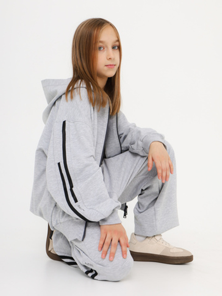 Джогеры с лампасом, меланж