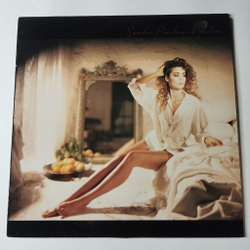 Винтажная виниловая пластинка LP Sandra Paintings In Yellow (Spain 1990) Johnny Wanna Live