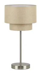 2117ATL SATIN NICKEL+BEIGE (1) Настольный светильник NW