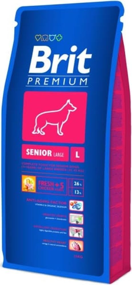 Brit Premium Dog Senior L 3.0 (д/крупных пород от 7 лет) сухой д/собак Brit Premium Dog Senior L 3.0 (д/крупных пород от 7 лет) сухой д/собак