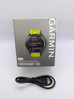 Часы Garmin FORERUNNER 965 титановый безель, с желто-черным ремешком, 010-02809-12. Товар уцененный