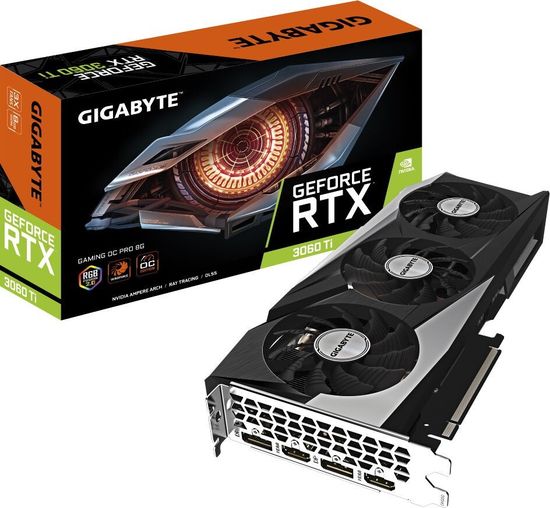 Видеокарта Gigabyte GeForce RTX 3060 Ti Gaming OC PRO LHR