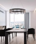 Люстра D8825P/L black/smoky