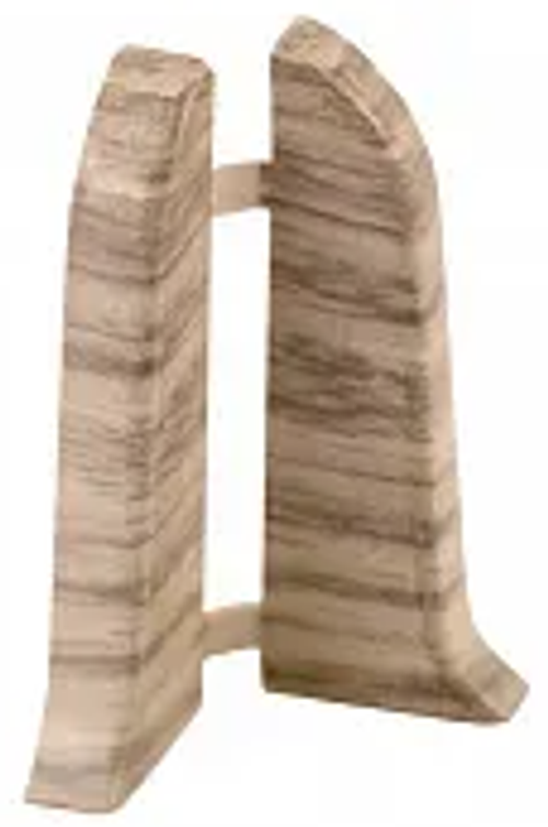 Заглушка для плинтуса ПВХ 58мм 2шт/уп 5802