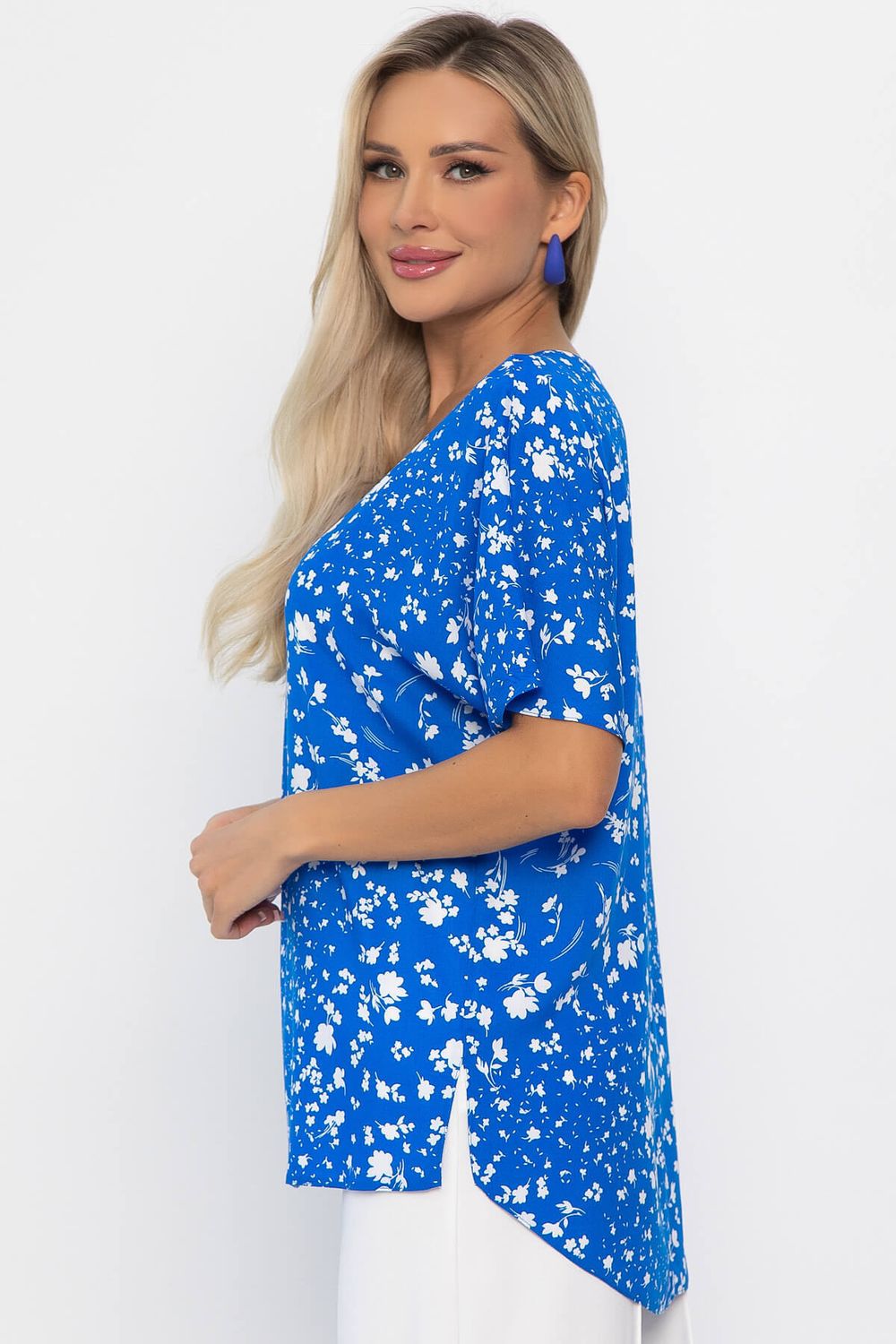 Блуза Маргоша (ярко-голубая) Б13813-16М LT Collection