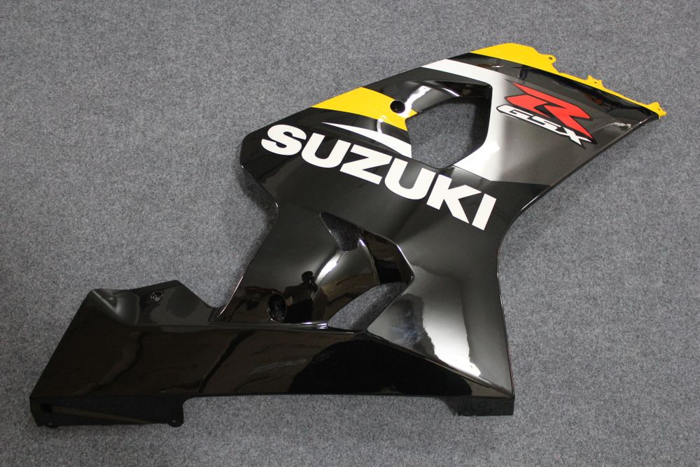 Комплект пластика для мотоцикла Suzuki GSX-R600/750 04-05 Желто-Черный