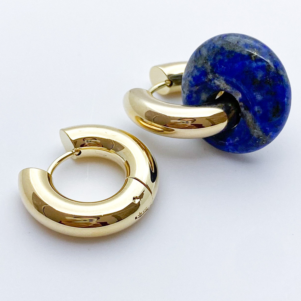 Швензы-кольца, позолота, размер 20*5 мм, цена за пару