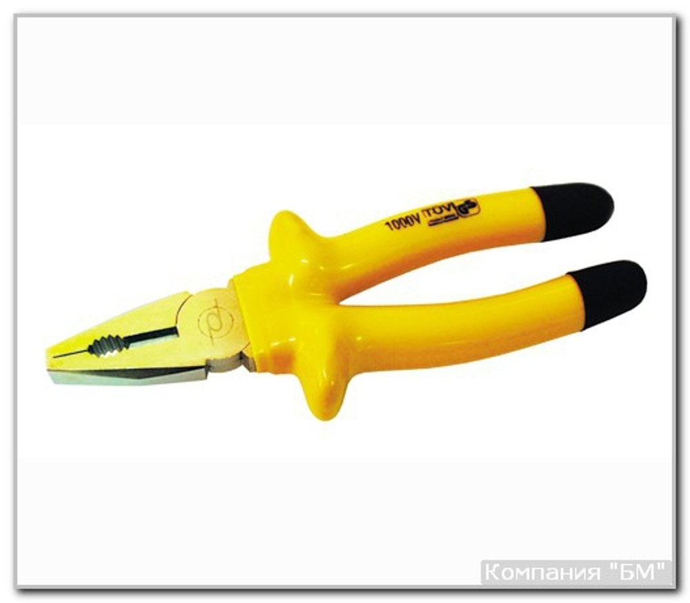 Плоскогубцы диэлектр. до 1000 Вольт 180мм  БМ