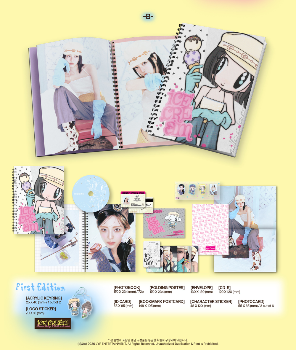 Альбом YUNA (ITZY) - Ice Cream (Photobook Ver.)