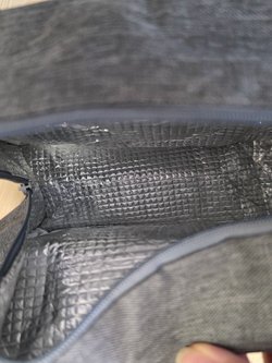 Термосумка для обеда, маленькая темно-серая 0331-2