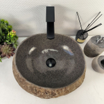 Раковина из речного камня RS-65416 42*38*15 0861