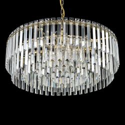 Citilux Фонда CL303223 Люстра хрустальная подвесная Бронза