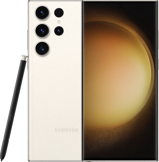 Смартфон Samsung Galaxy S23 Ultra 12/512GB бежевый (SM-S918BZEHCAU) - фото 1