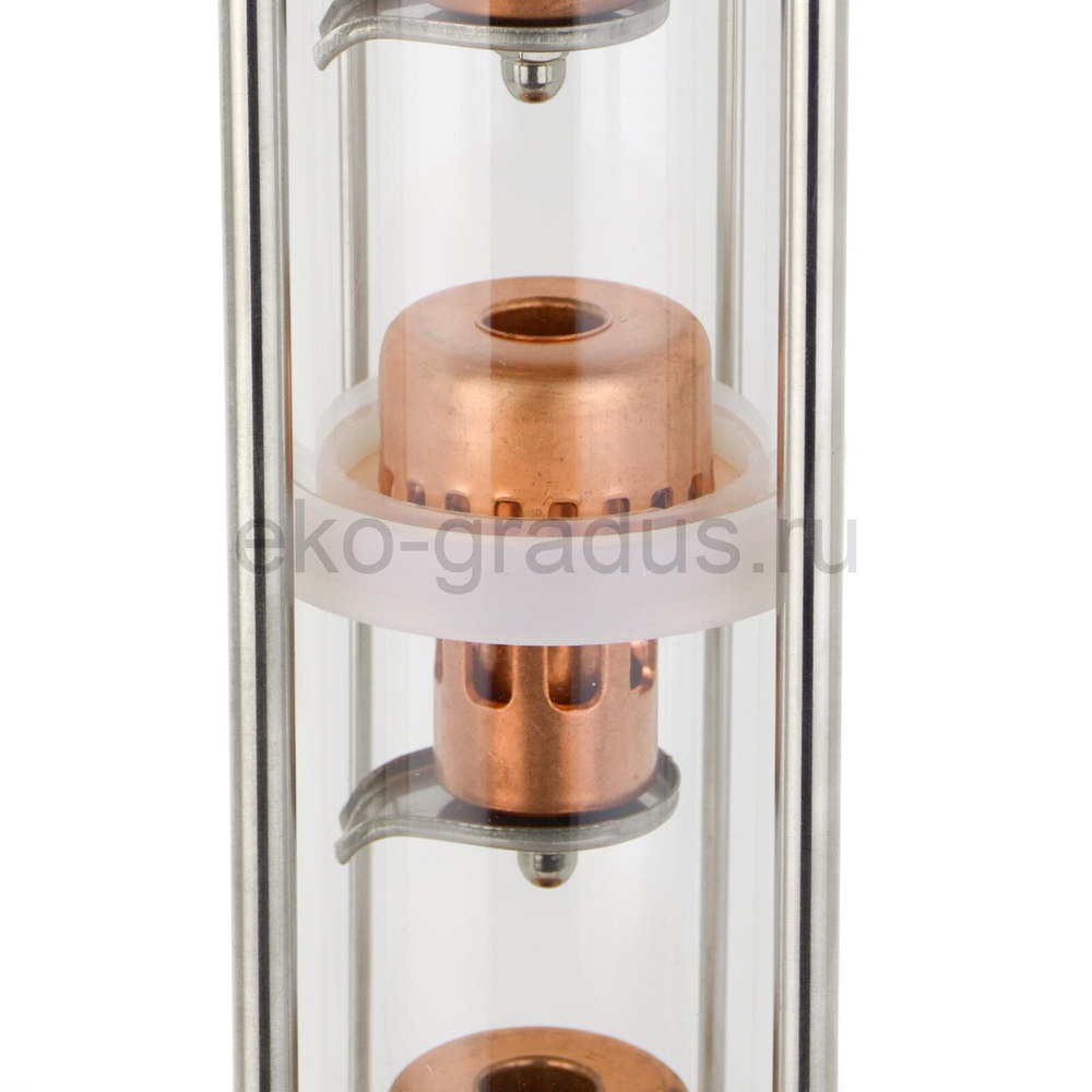 Тарельчатая колпачковая колонна (флейта) 2 дюйма, медная